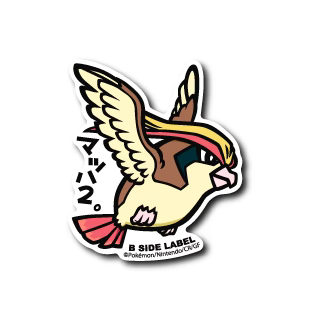 Pokemon Pidgeot B-Side Label Sticker Japan Exclusive