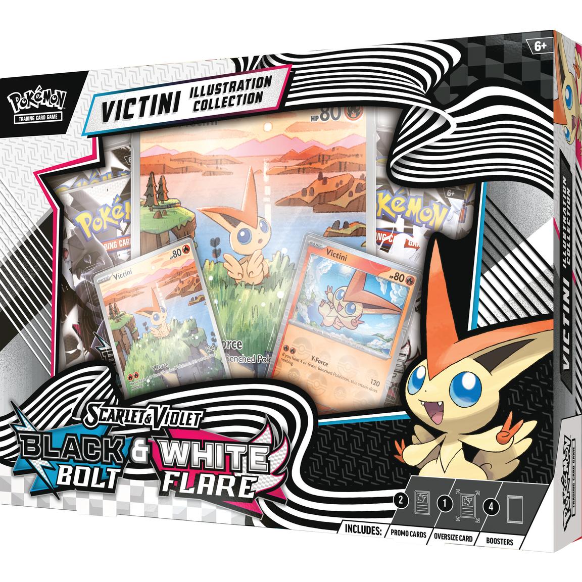 Pokemon TCG: Scarlet & Violet Black and White Victini Illustration Collection