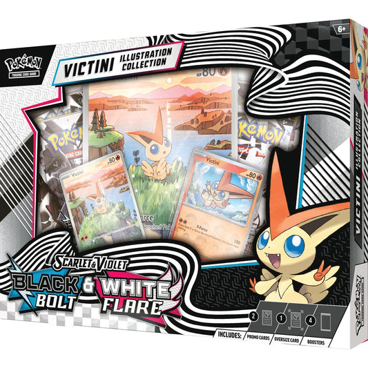 Pokemon TCG: Scarlet & Violet Black and White Victini Illustration Collection