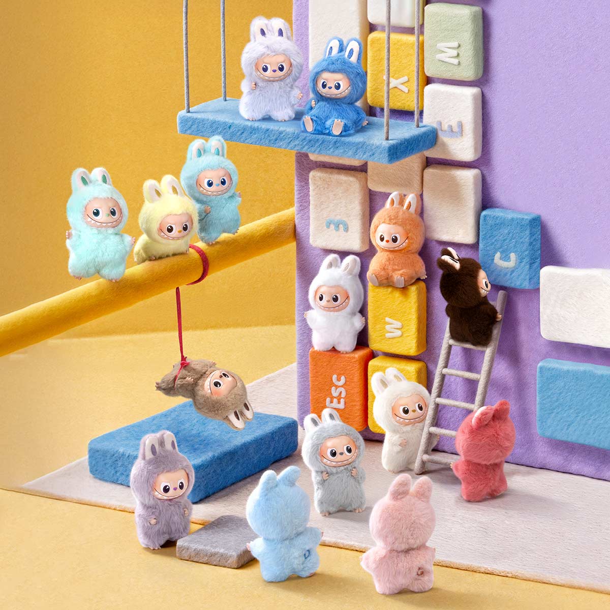 Pop Mart LABUBU THE MONSTERS  - Pin for Love Series-Vinyl Plush Pendant Blind Box (A-M)