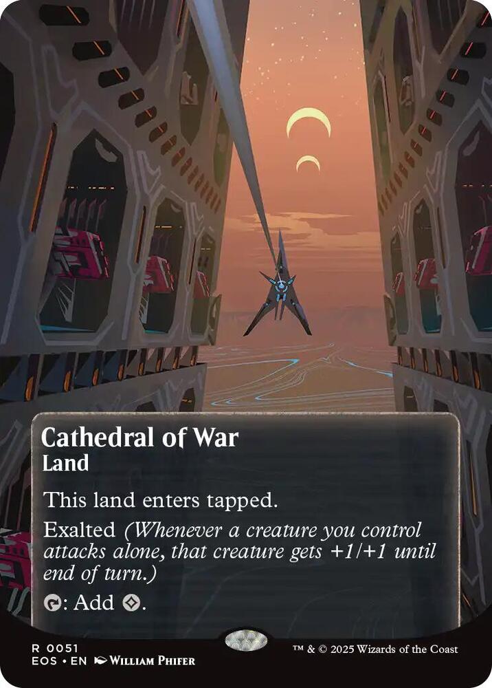 Cathedral of War (0051) (Borderless) - Edge of Eternities: Stellar Sights (EOS)