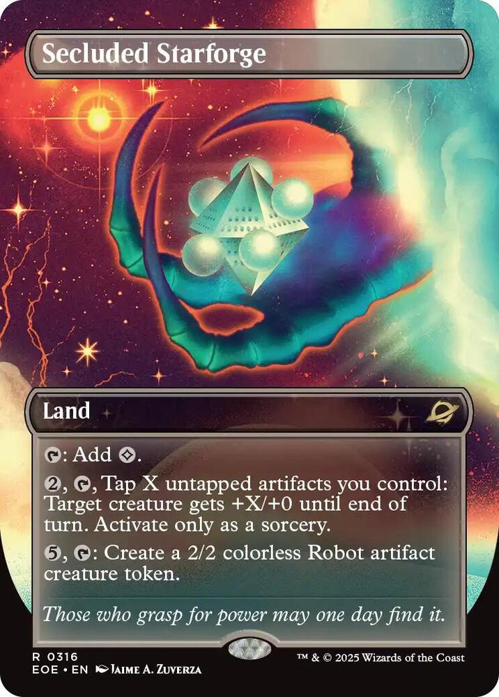 Secluded Starforge (Borderless) - Edge of Eternities (EOE)