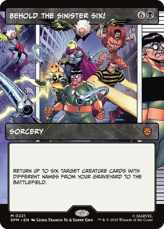 Behold the Sinister Six! (Borderless) - Marvel's Spider-Man (SPM)