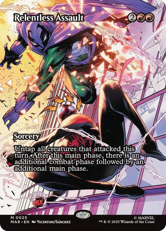 Relentless Assault (Borderless) - Marvel Universe Eternal-Legal (MAR)