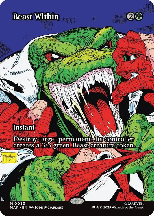 Beast Within (Borderless) - Marvel Universe Eternal-Legal (MAR)