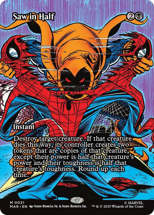 Saw in Half (Borderless) - Marvel Universe Eternal-Legal (MAR)