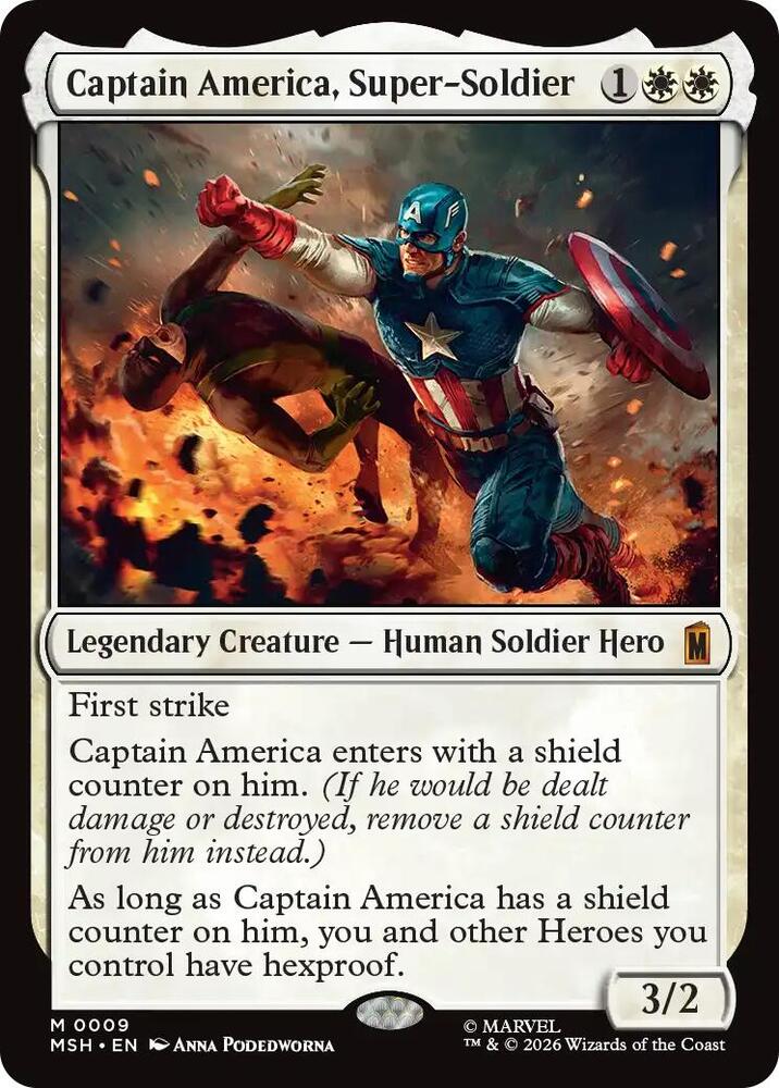 Captain America, Super-Soldier - Marvel Super Heroes (MSH)
