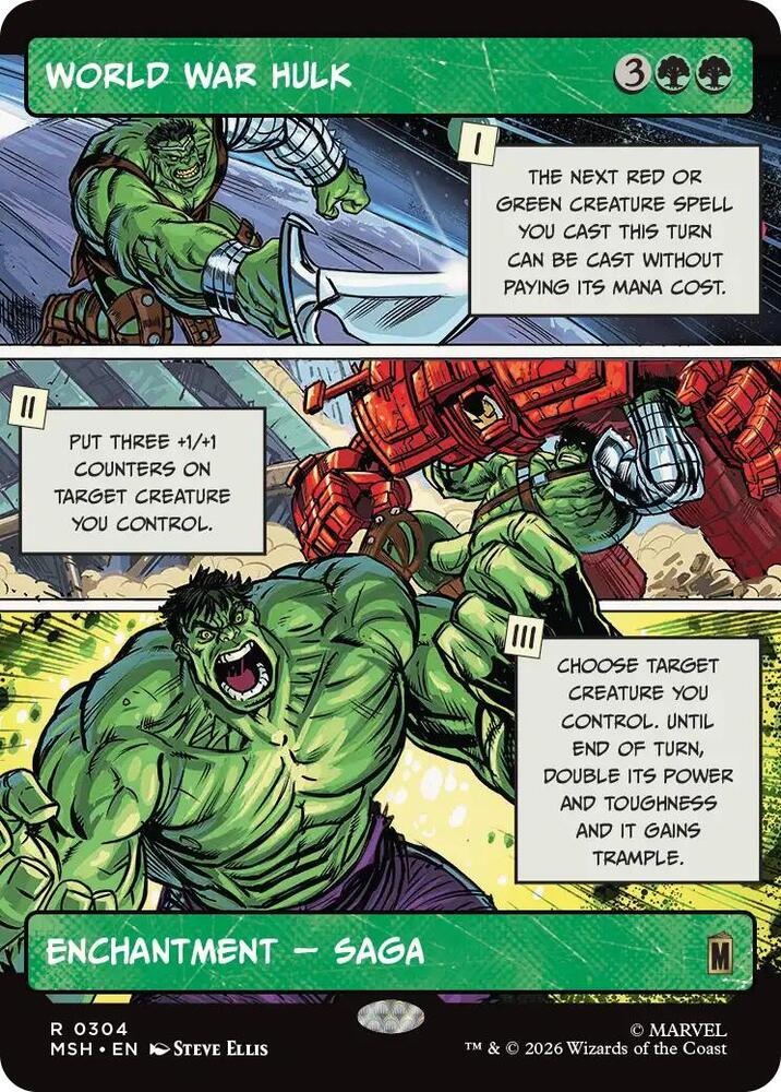 World War Hulk (Borderless) - Marvel Super Heroes (MSH)