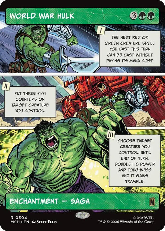 World War Hulk (Borderless) - Marvel Super Heroes (MSH)