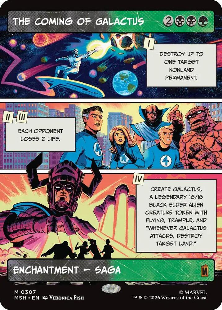 The Coming of Galactus (Borderless) - Marvel Super Heroes (MSH)