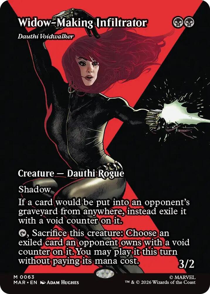Widow-Making Infiltrator - Dauthi Voidwalker (Borderless) - Marvel Universe Eternal-Legal (MAR)