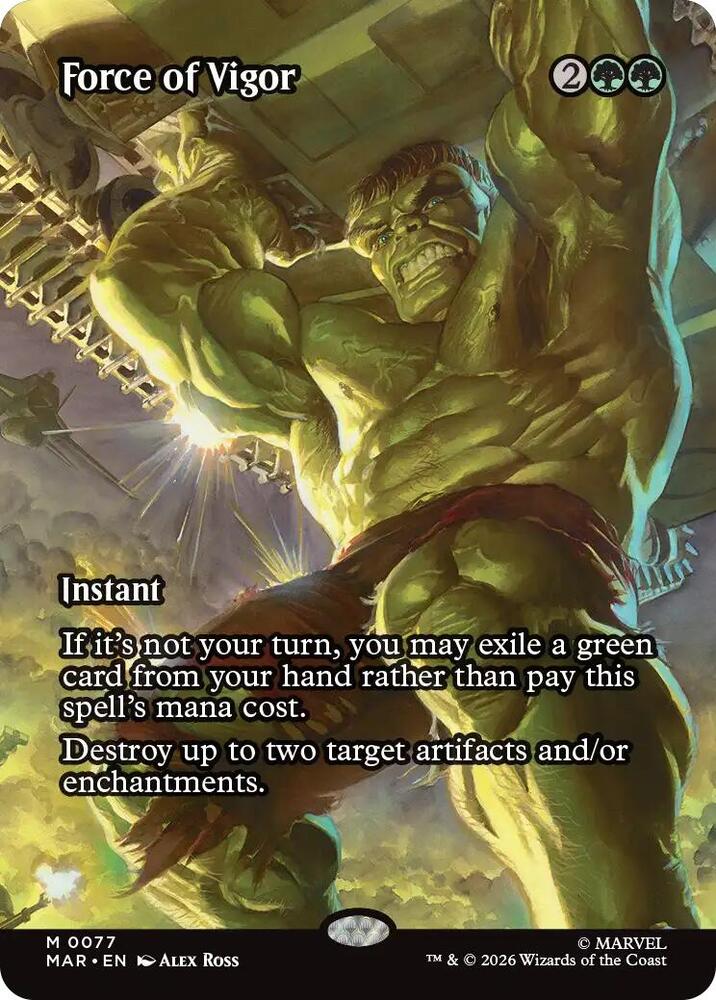 Force of Vigor (Borderless) - Marvel Universe Eternal-Legal (MAR)