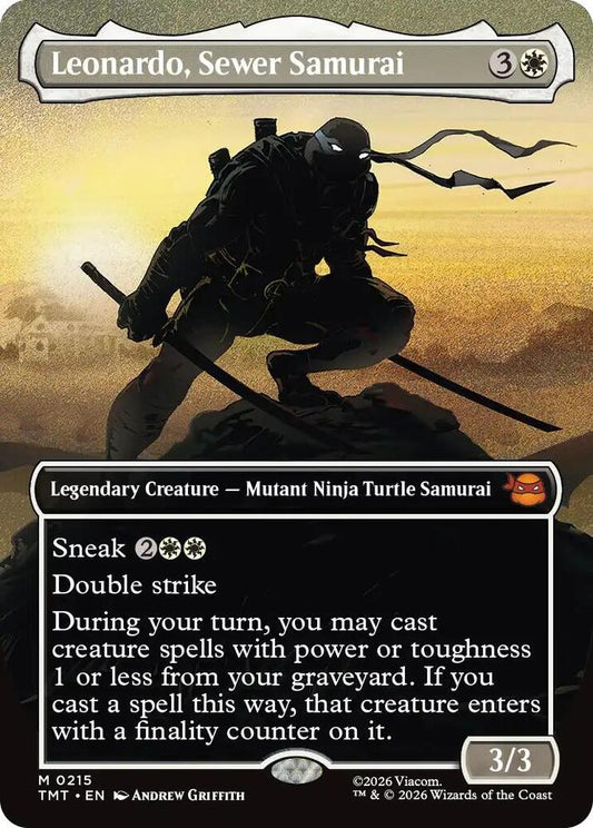 Leonardo, Sewer Samurai (Borderless) - Teenage Mutant Ninja Turtles (TMT)