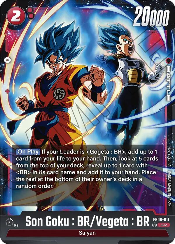 Son Goku : BR/Vegeta : BR - Dual Evolution (FB09)