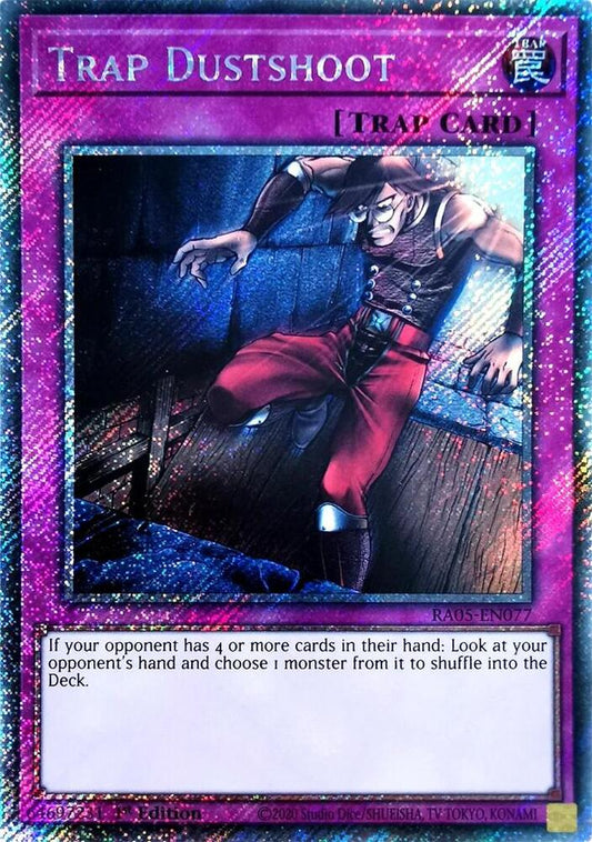 Trap Dustshoot (Platinum Secret Rare) - Rarity Collection 5 (RA05)