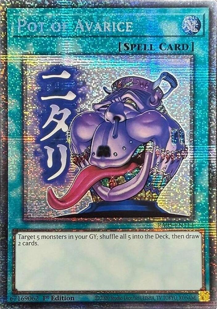 Pot of Avarice (Starlight Rare) - Rarity Collection 5 (RA05)