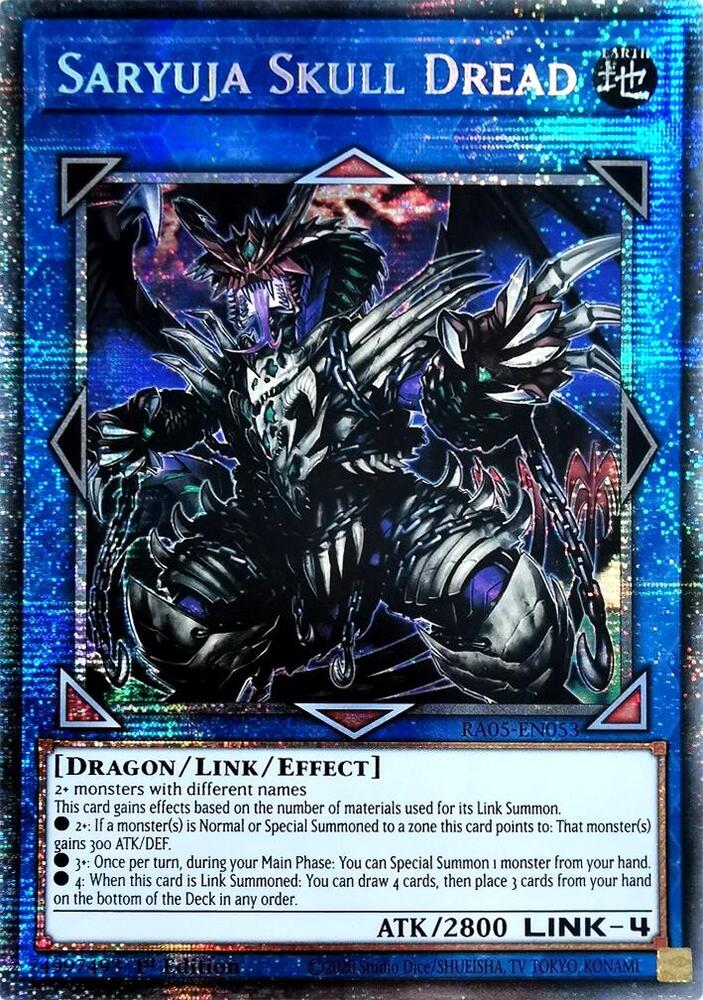 Saryuja Skull Dread (Starlight Rare) - Rarity Collection 5 (RA05)