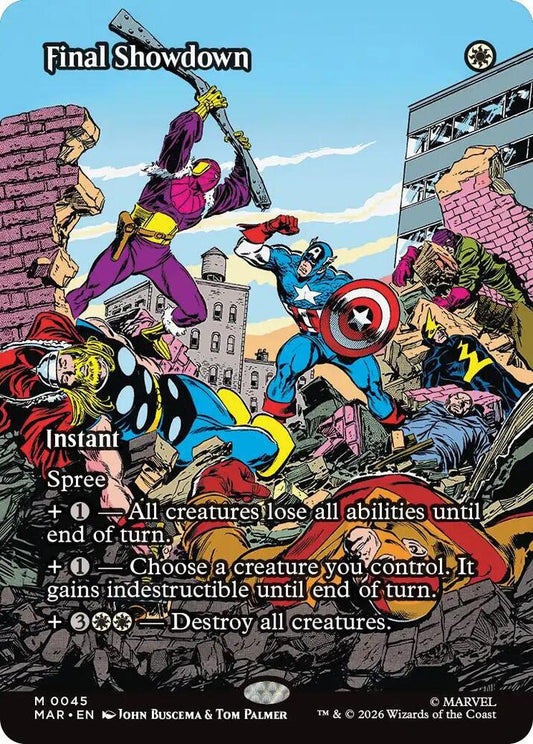 Final Showdown (Borderless) - Marvel Universe Eternal-Legal (MAR)