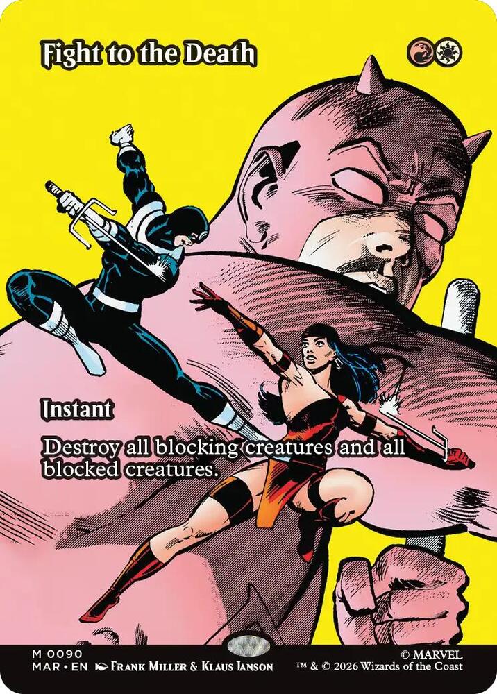 Fight to the Death (Borderless) - Marvel Universe Eternal-Legal (MAR)