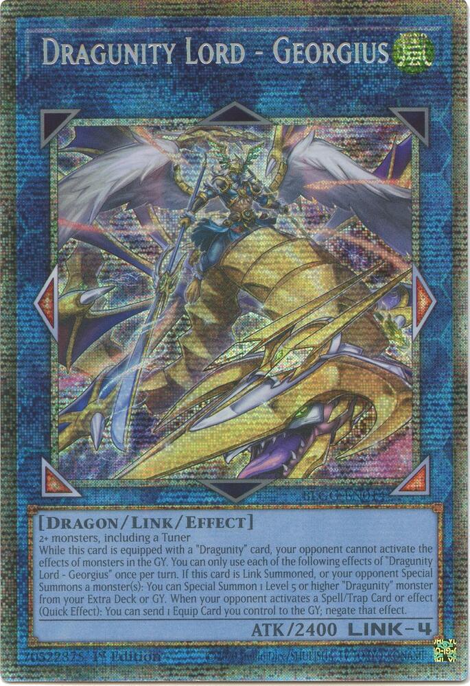 Dragunity Lord - Georgius (Starlight Rare) - Battles of Legend: Glorious Gallery (BLGG)