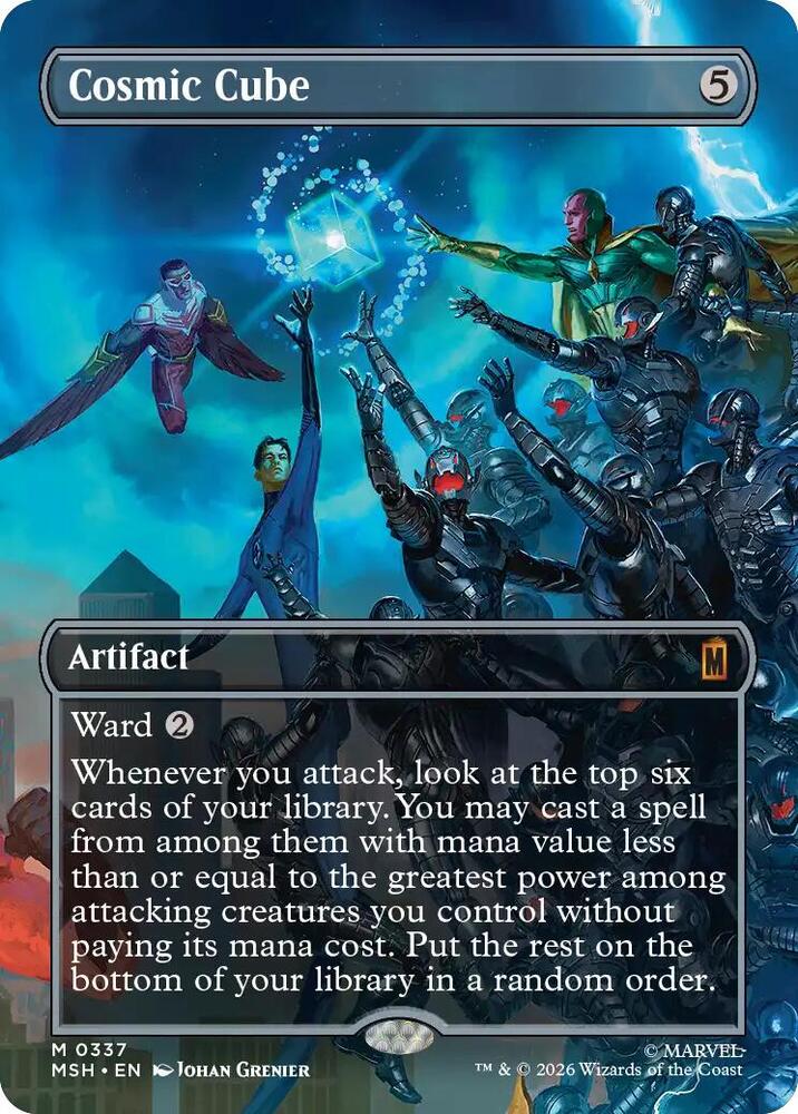 Cosmic Cube (Borderless) (0337) - Marvel Super Heroes (MSH)