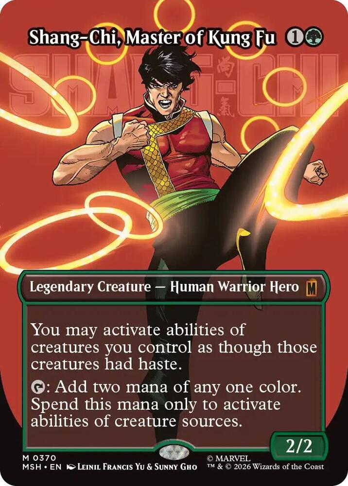 Shang-Chi, Master of Kung Fu (Borderless) (0370) - Marvel Super Heroes (MSH)