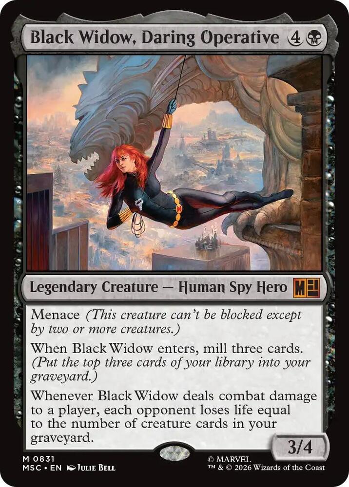 Black Widow, Daring Operative - Commander: Marvel Super Heroes (MSC)