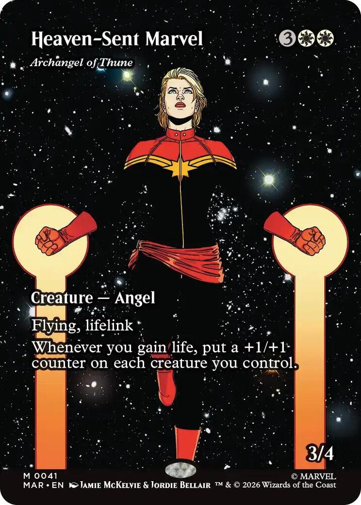 Heaven-Sent Marvel - Archangel of Thune (Borderless) - Marvel Universe Eternal-Legal (MAR)