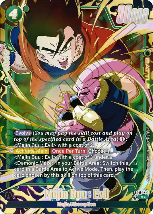 Majin Buu : Evil - ST01-035 (Alternate Art) - Story Booster 01 (ST01)