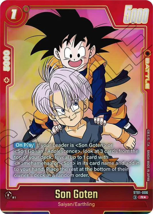 Son Goten - ST01-006 (Alternate Art) - Story Booster 01 (ST01)