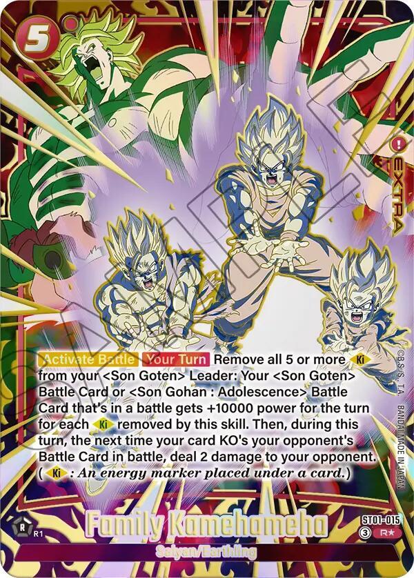 Family Kamehameha (Alternate Art) - Story Booster 01 (ST01)
