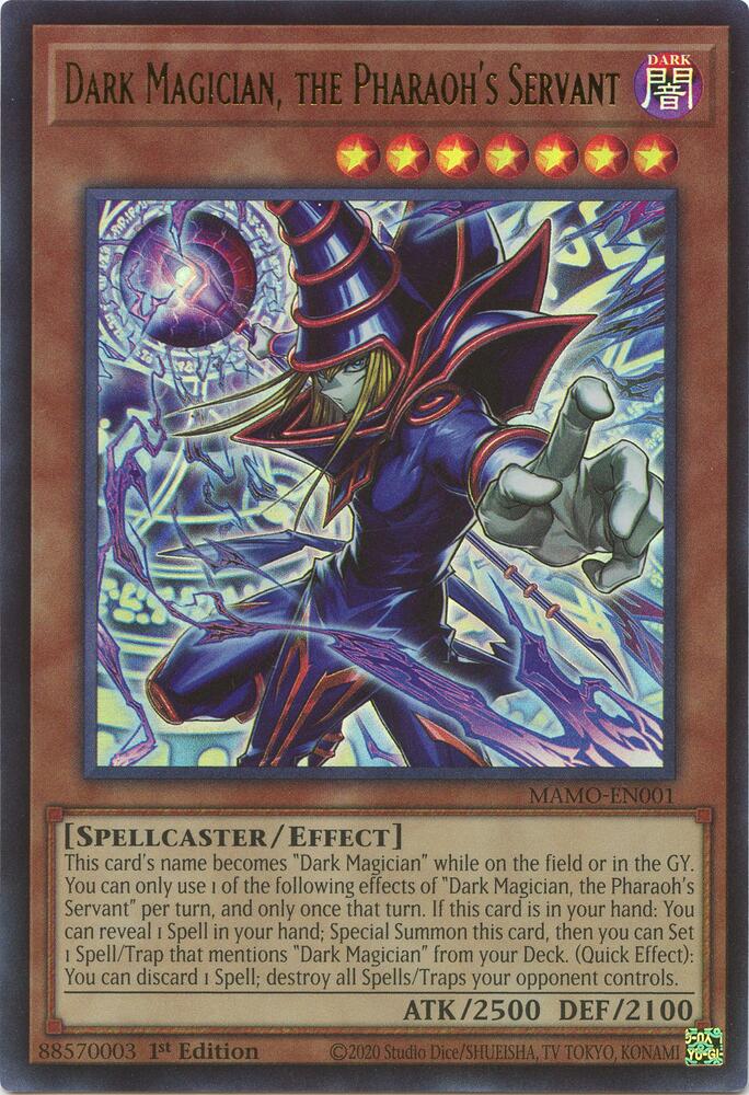 Dark Magician, the Pharaoh's Servant - Magnificent Monsters (MAMO)