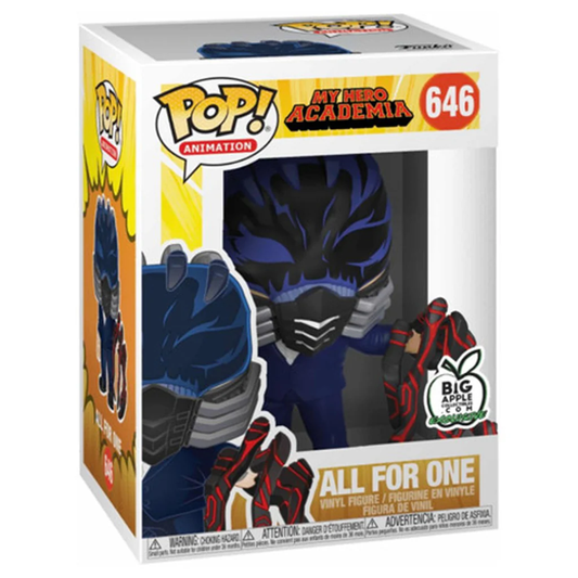 Funko Pop #646 My Hero Academia All For One Big Apple Collectibles Exclusive