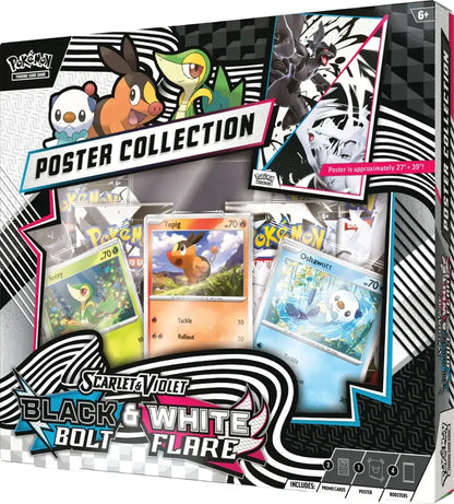 Pokemon TCG: Scarlet & Violet Black and White Poster Collection