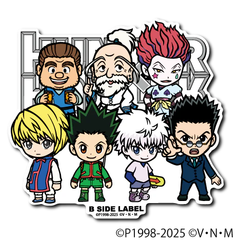 Hunter X Hunter Hunter Exam B-Side Label Sticker Large Japan Exclusive