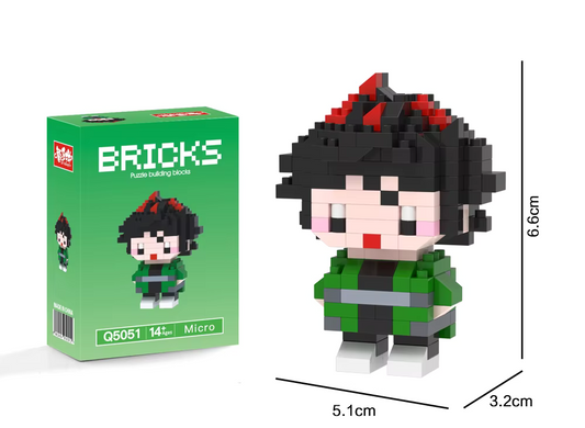 Demon Slayer Tanjiro Kamado Bricks Make a Wise Life Asia Exclusive
