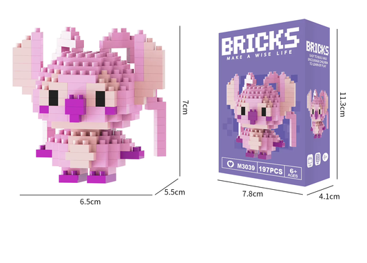 Disney Lilo & Stitch Angel Bricks Make a Wise Life Asia Exclusive