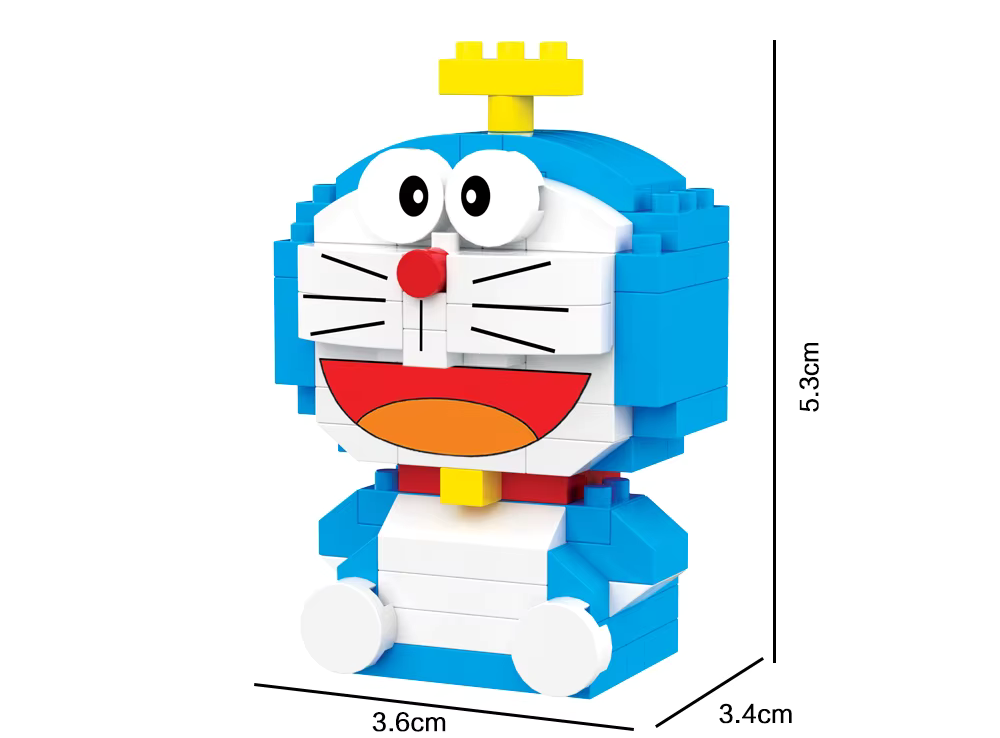 Doraemon Doraemon Bricks Make a Wise Life Asia Exclusive