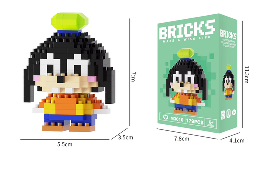 Disney Goofy Bricks Make a Wise Life Asia Exclusive
