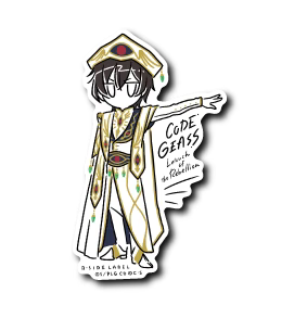 Code Geass Default Lelouch B-Side Label Sticker Japan Exclusive