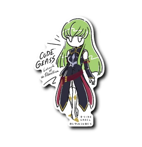 Code Geass Default CC B-Side Label Sticker Japan Exclusive