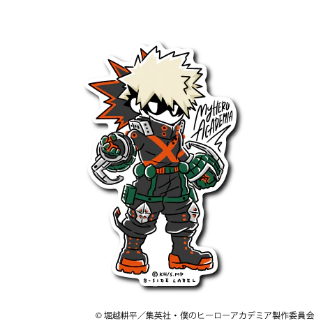 My Hero Academia Default Bakugo Katsuki B-Side Label Sticker Japan Exclusive