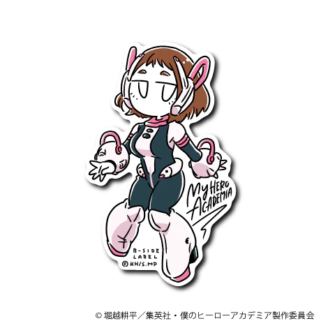 My Hero Academia Default Uraraka Ochako B-Side Label Sticker Japan Exclusive
