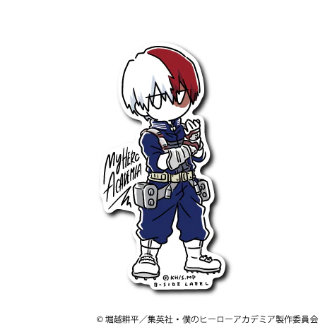My Hero Academia Default Todoroki Shoto B-Side Label Sticker Japan Exclusive