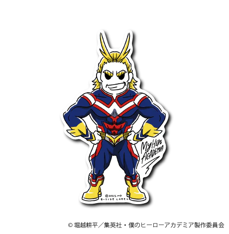 My Hero Academia Default All Might B-Side Label Sticker Japan Exclusive