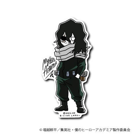 My Hero Academia Default Shota Aizawa B-Side Label Sticker Japan Exclusive