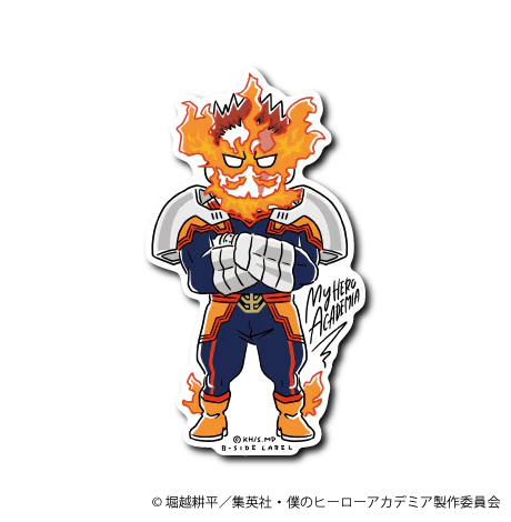 My Hero Academia Default Endeavor B-Side Label Sticker Japan Exclusive