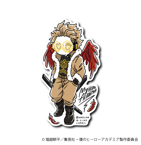 My Hero Academia Default Hawks B-Side Label Sticker Japan Exclusive