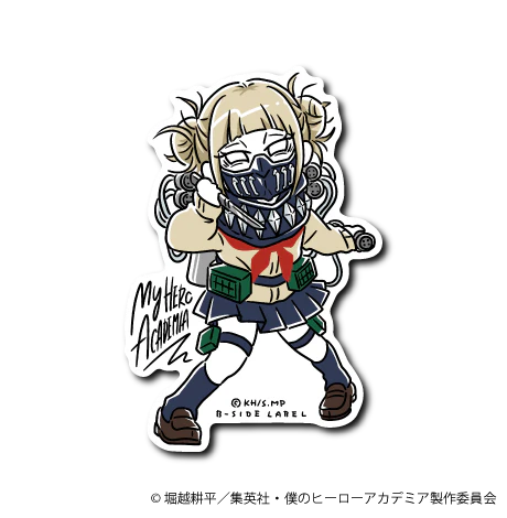 My Hero Academia Default Toga Himiko B-Side Label Sticker Japan Exclusive