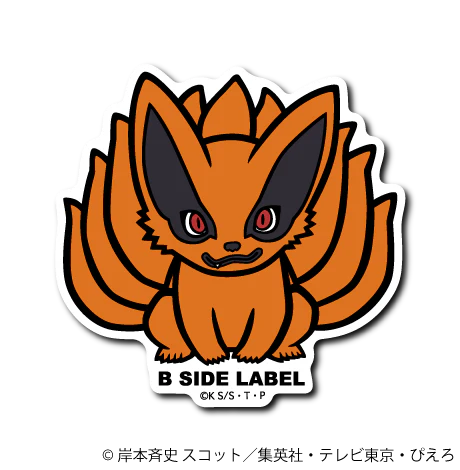 Naruto Baby Kurama B-Side Label Sticker Japan Exclusive